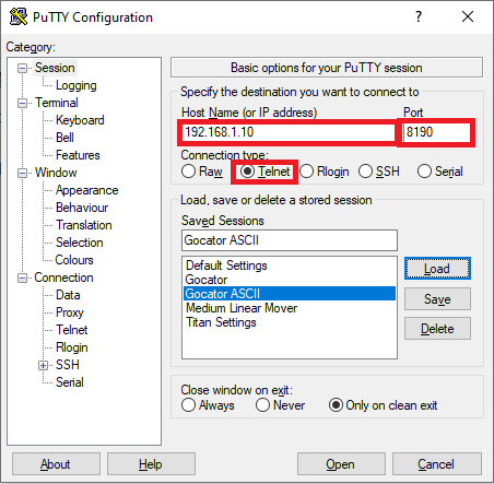 Configure PUTTY to Test ASCII over Ethernet Socket Communications – LMI ...